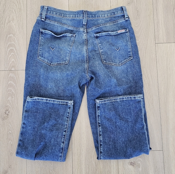 Hudson Jeans Noa Mid Rise Ankle Crop Straight Jeans Rhoda medium wash size 29 - Picture 5 of 14